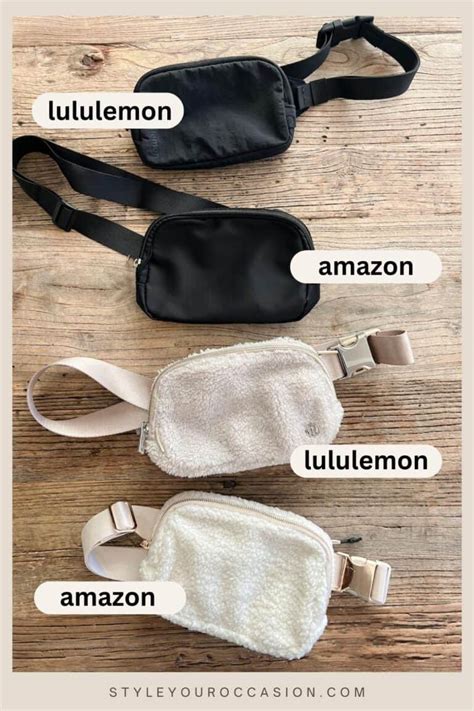 best lululemon dupe belt bag|lululemon look alike belt bag.